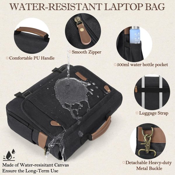 کیف لپ‌تاپ 17 اینچی RAINSMORE Messenger